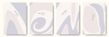 Modern soyut örtüler. cool gradient şekilleri bileşimi, vektör boyası dokusu.