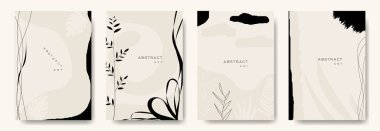 Soyut arka planlar dizisi. vektör illüstrasyonu.