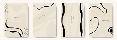 Soyut arka planlar dizisi. vektör illüstrasyonu.