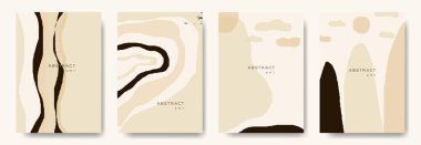 Soyut arka planlar dizisi. vektör illüstrasyonu.