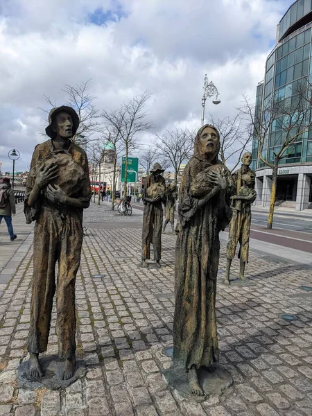 Uitzicht Sculpturen Van Dublin Ierland — Stockfoto