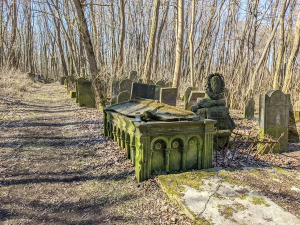Старое Кладбище Городе — стоковое фото