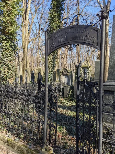 Vecchio Cimitero Della Città — Foto Stock