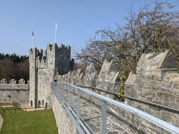 Meče Hrad Raně Středověký Hrad Nachází Meče Dublin — Stock fotografie