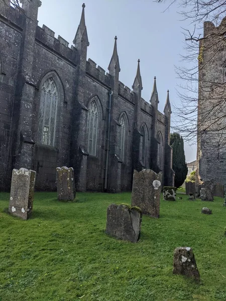 Columba Kilisesi Kılıçlar Dublin Rlanda Mezarlığı — Stok fotoğraf