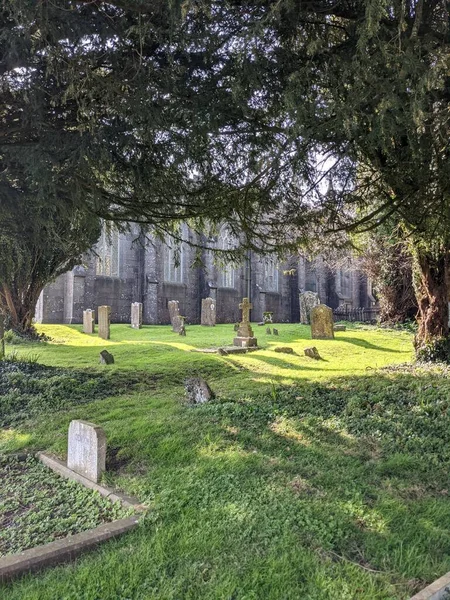 Graveyard Columba Church Swords Ireland — Stock Photo, Image