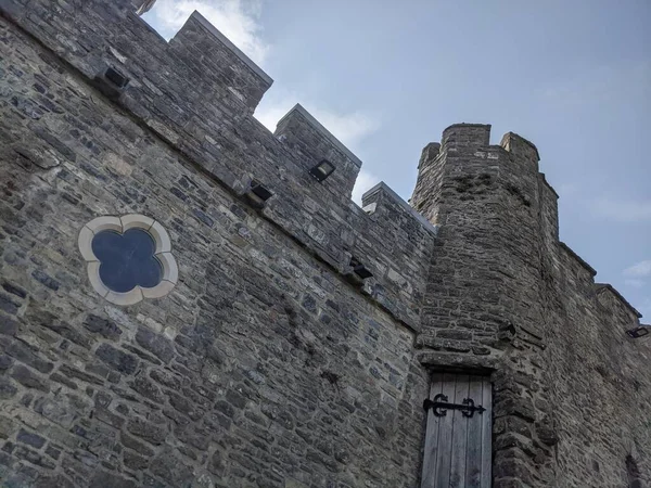 Swords Castle Πρώιμο Μεσαιωνικό Κάστρο Που Βρίσκεται Στο Swords Δουβλίνο — Φωτογραφία Αρχείου