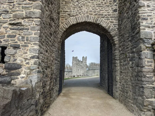 Zwaarden Castle Vroeg Middeleeuws Kasteel Gelegen Swords Dublin — Stockfoto