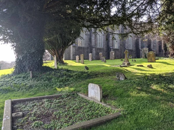 Hřbitov Kostela Kolumby Meče Irsko — Stock fotografie