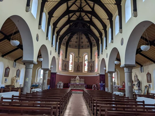 Interior Iglesia Santa María San Lorenzo Crookstown Kildare — Foto de Stock