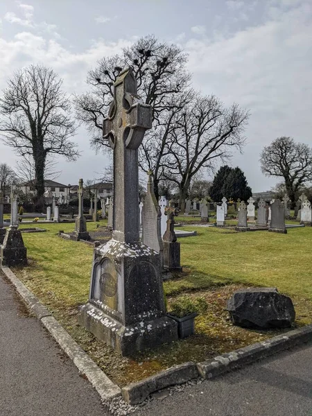 Mary Kilisesi Laurence Kilisesi Crookstown Kildare Mezarlığı — Stok fotoğraf