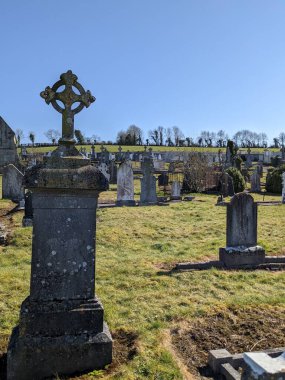 En Kutsanmış Üçlü Kilise Mezarlığı, Moone, Kildare, İrlanda