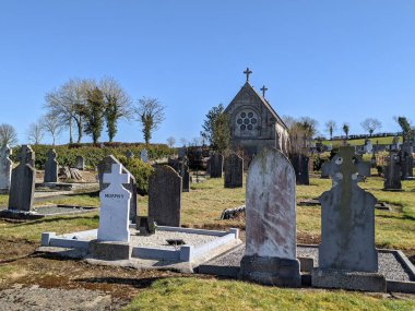 En Kutsanmış Üçlü Kilise Mezarlığı, Moone, Kildare, İrlanda