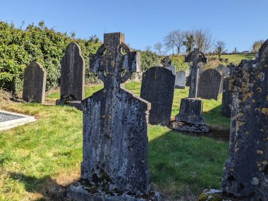 En Kutsanmış Üçlü Kilise Mezarlığı, Moone, Kildare, İrlanda