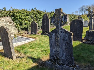 En Kutsanmış Üçlü Kilise Mezarlığı, Moone, Kildare, İrlanda
