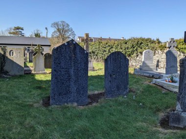 En Kutsanmış Üçlü Kilise Mezarlığı, Moone, Kildare, İrlanda
