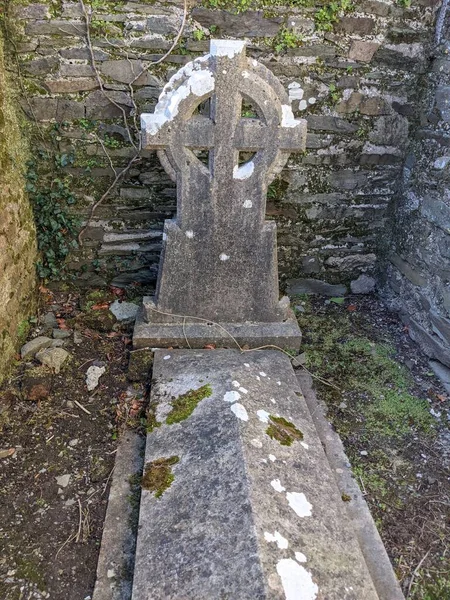 Hřbitov Nejsvětější Trojice Moone Kildare Irsko — Stock fotografie