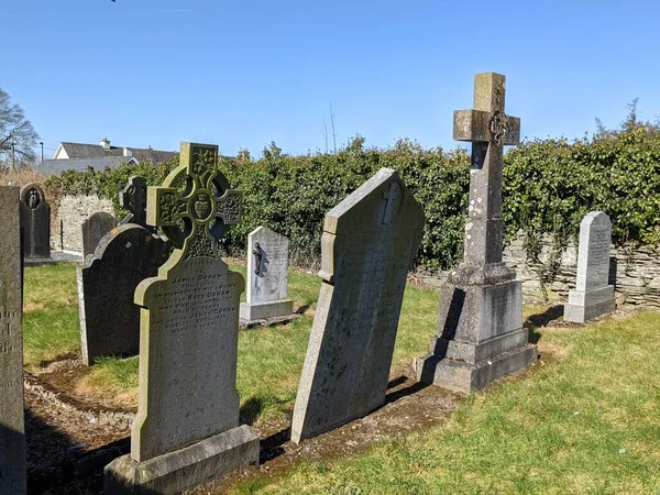 Cimitero Della Santissima Trinità Chiesa Moone Kildare Irlanda — Foto Stock