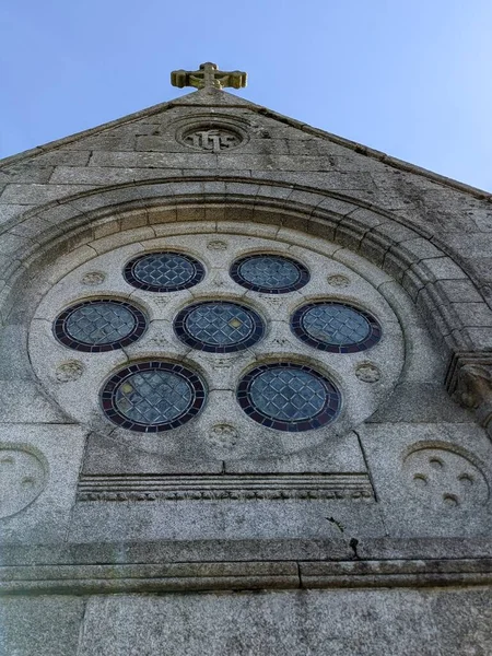 Vedere Jos Bisericii Preasfânta Treime Moone Kildare Irlanda — Fotografie, imagine de stoc