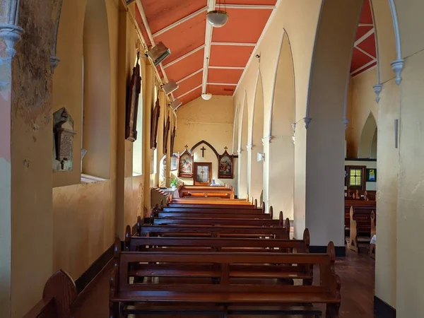Interior Santísima Iglesia Trinidad Moone Kildare Irlanda — Foto de Stock