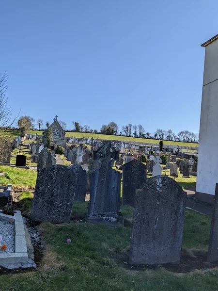 Kutsanmış Üçlü Kilise Mezarlığı Moone Kildare Rlanda — Stok fotoğraf