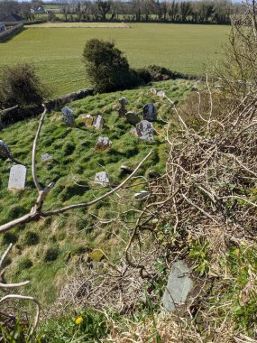 Killelan güçlendirilmiş kilise mezarlığı, erken ortaçağ İrlanda