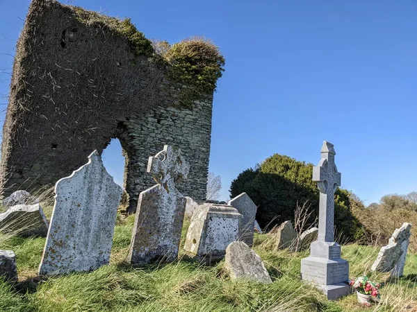 아일랜드 초기의 묘지를 요새화 — 스톡 사진