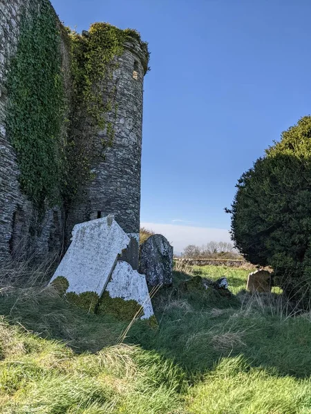Killelan Fortified Church Graveyard Early Medieval Ireland — Stock Photo, Image