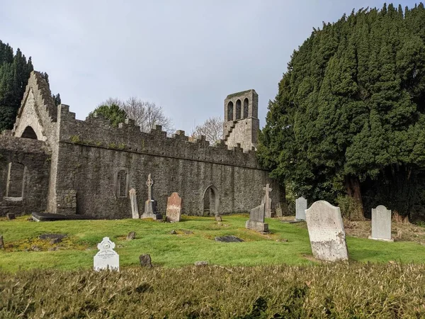 Las Ruinas Abadía Castillo Parque Malahide Dublín — Foto de Stock