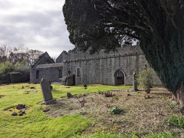 Las Ruinas Abadía Castillo Parque Malahide Dublín — Foto de Stock