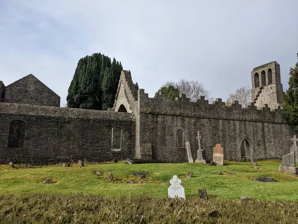 修道院跡 マレイド城と公園 Codublin — ストック写真