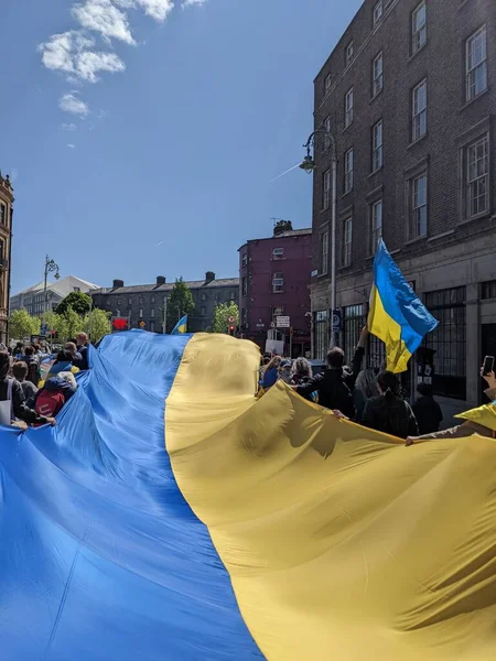 Dublin Ireland May 2022 Protest Russian Invasion Ukraine — Stockfoto