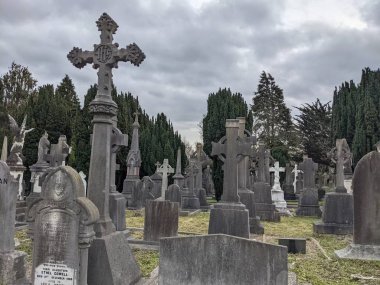 Glasnevin Mezarlığı, İrlanda 'nın en büyük mezarlığı.