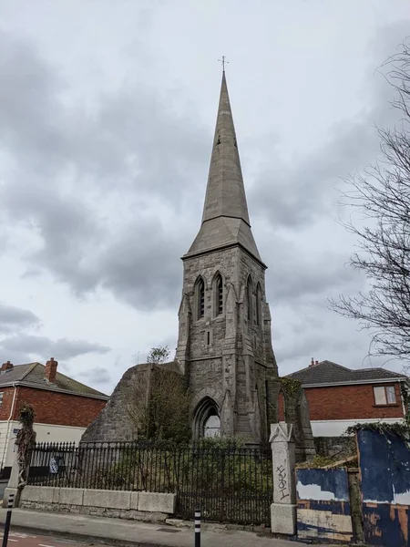 Dublin Caddesindeki Kilisenin Manzarası — Stok fotoğraf