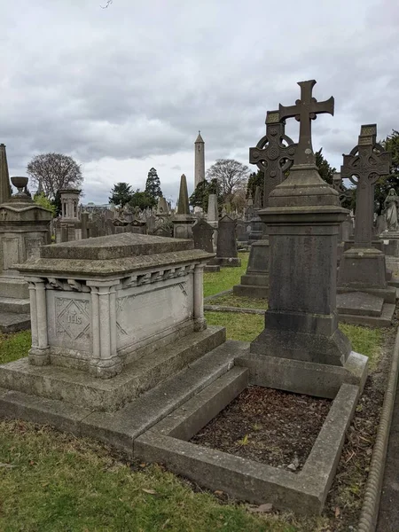 Glasnevin Cemetery Maior Cemitério Dublin Irlanda — Fotografia de Stock