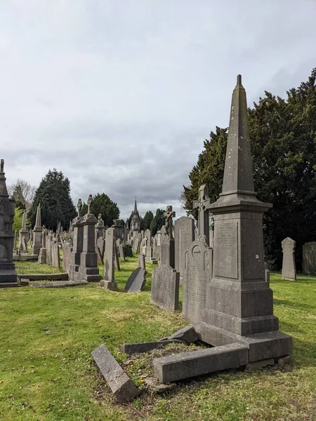 格拉斯哥公墓 爱尔兰都柏林最大的公墓 — 图库照片