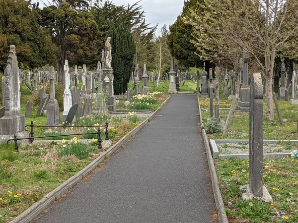 格拉斯哥公墓 爱尔兰都柏林最大的公墓 — 图库照片