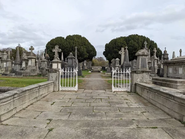 Glasnevinský Hřbitov Největší Hřbitov Dublinu Irsko — Stock fotografie