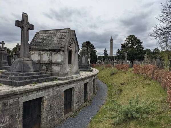 Glasnevin Cemetery Dublins Största Kyrkogård Irland — Stockfoto