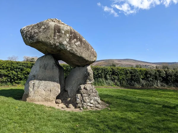 Proleek Dolmen Pomnik Narodowy Hrabstwie Louth Irlandia — Zdjęcie stockowe