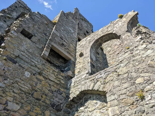 Ερείπια Του Μεσαιωνικού Κάστρου — Φωτογραφία Αρχείου
