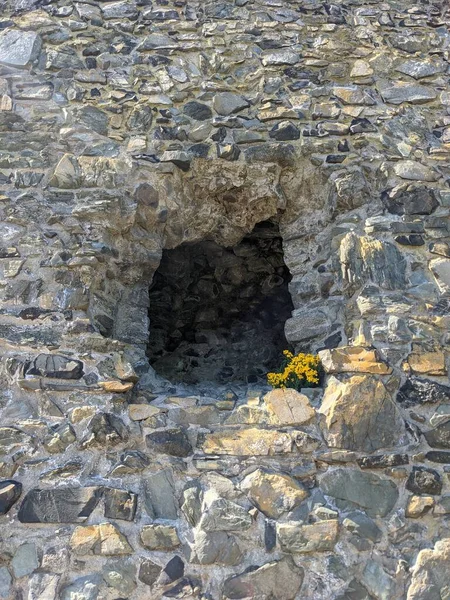 Каменная Стена Древнего Здания — стоковое фото