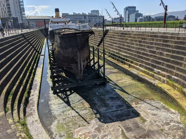 Part Ship Wreck Nomadic Last Remaining White Star Line Ship — Foto Stock