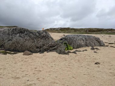 Deniz taşlarının taş dokusu.