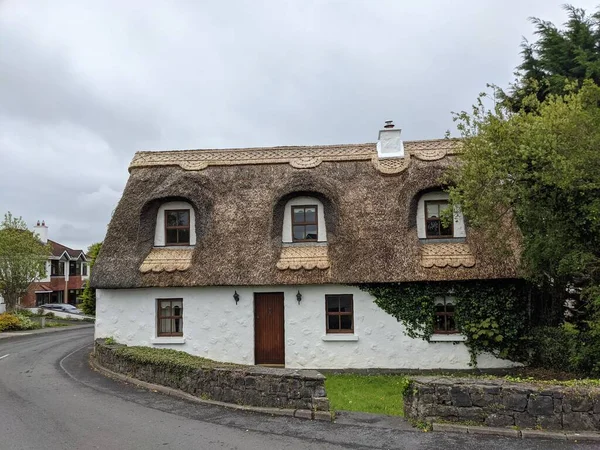 Thatched House National Symbol Ireland — Stockfoto