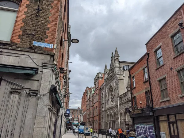 Dublin Rlanda Mayıs 2022 Dublin Deki Insanlarla Sokak Manzarası — Stok fotoğraf