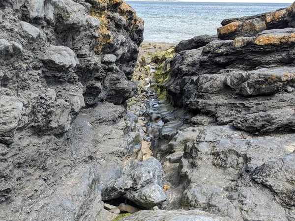 View Rocks Seashore — Foto Stock