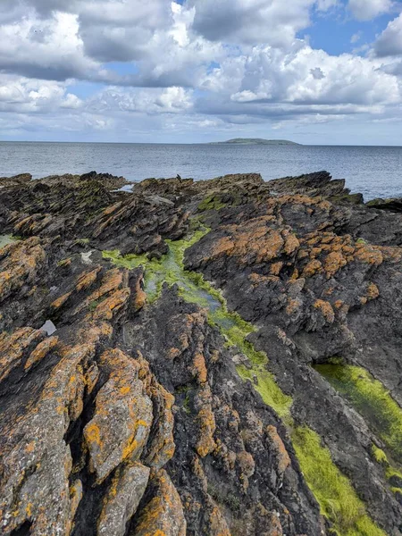 View Rocky Coast Sea Sky — Stock fotografie