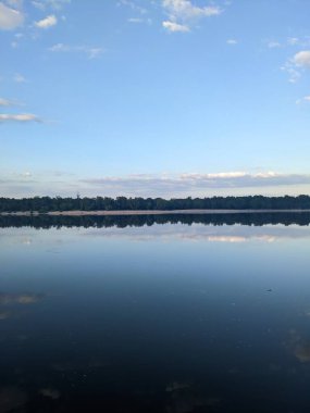 Kiev, Ukrayna içinde Dnipro Nehri manzarası