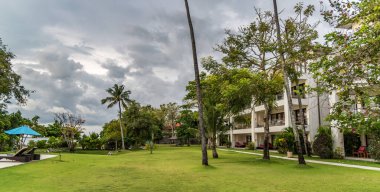 Tanjung Benoa, Bali / Endonezya - 11 / 14 / 2016 Bulutlu bir yaz gününde